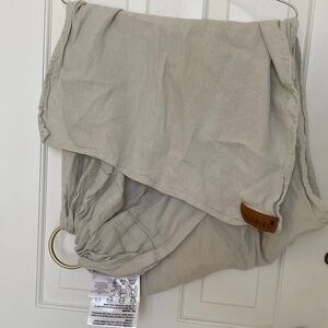 WildBird Sling in Soft Beige with Gold Rings